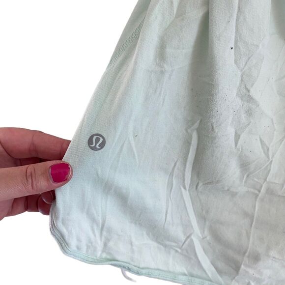 Lululemon 4 Tank Top Racerback Lightweight Soft Stretch Mini Green - Picture 7 of 9
